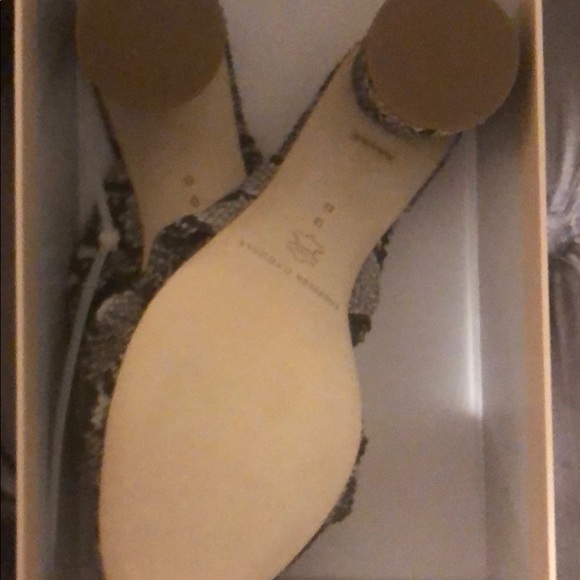 Loeffler Randall Snakeskin Print Mules. NWT - Picture 5 of 5